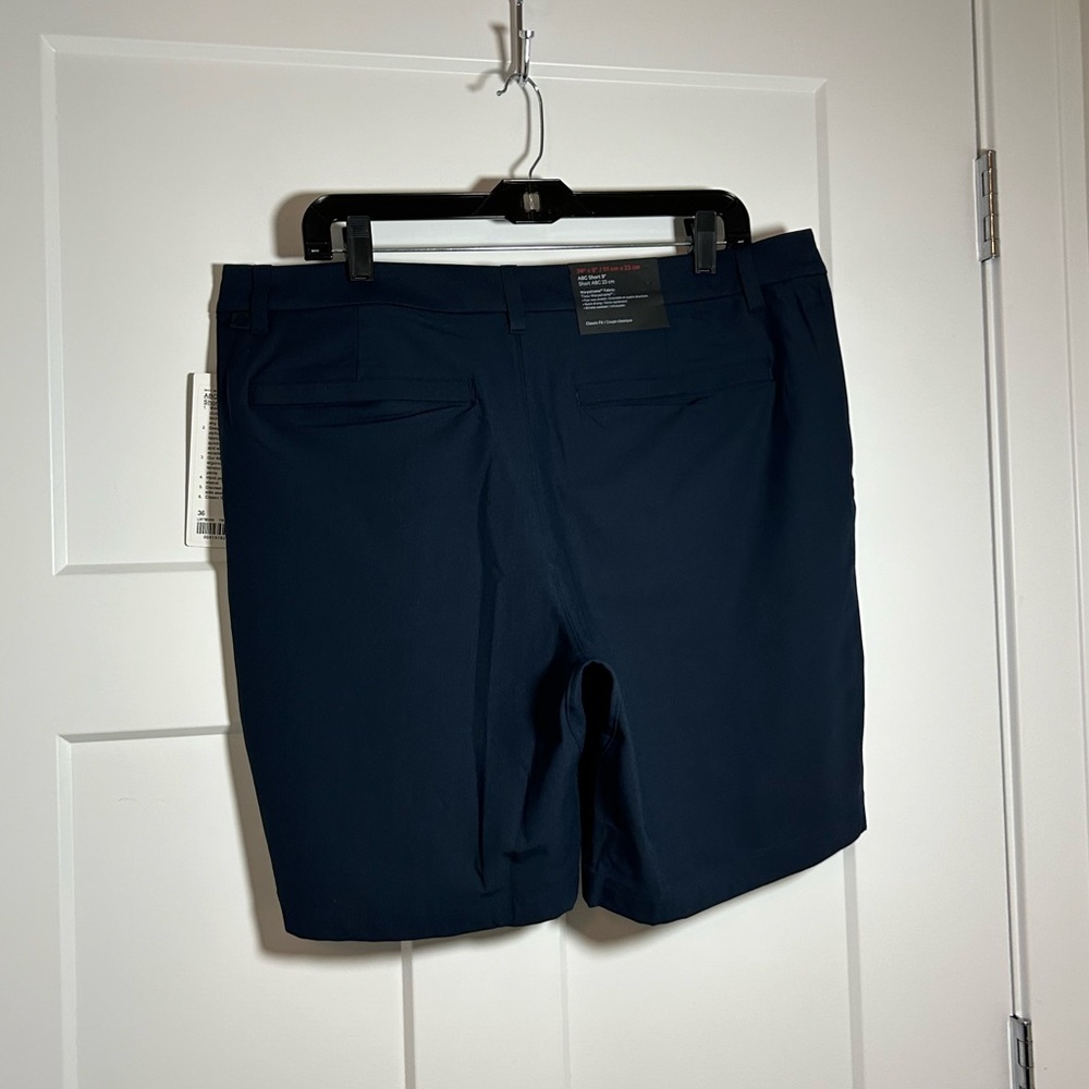 lululemon ABC golf shorts men’s size 36 9” inseam/length - Picture 4 of 8